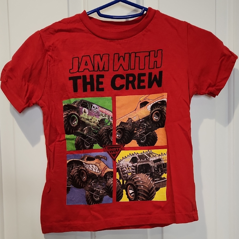 Red Monster Jam Graphic Tee